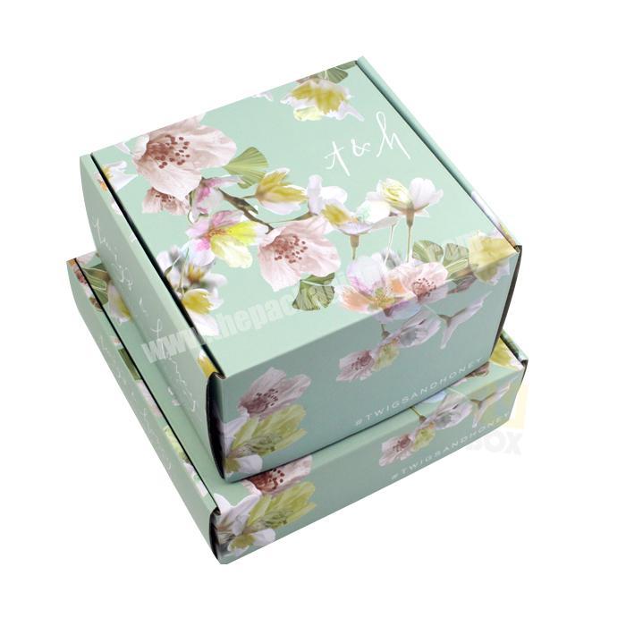Custom Printing Recycled Corrugated Paper Shipping Box Packaging Boxes Custom LOGO Printed Folding Paper Box