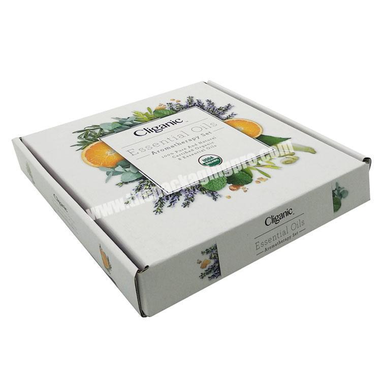 Custom Printing Recycled Essential Oils Packaging Folding Corrugated Paper Box