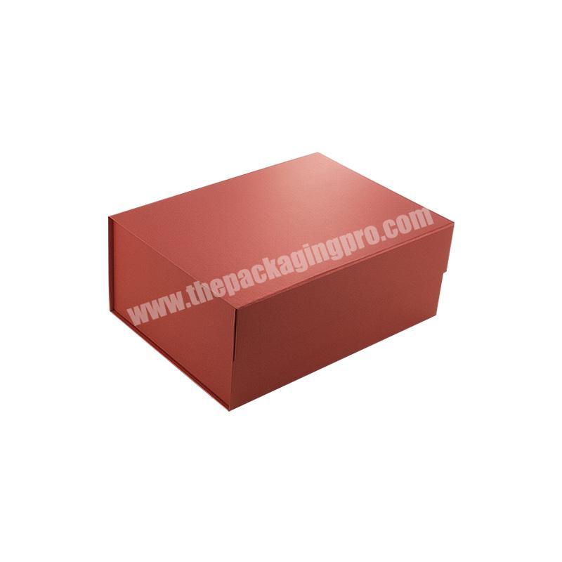 Custom printing red sturdy easy fold paper packaging box for medical care products