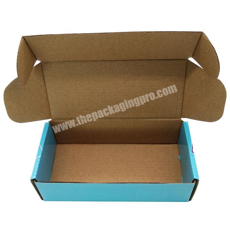 Custom Printing Unique Color Foldable Recycled Brown Corrugated Mailer Shipping Boxes