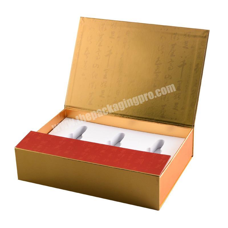 Custom printing wholesale Beauty Equipment Packaging Luxury Two Door Open Rigid Paper Makeup cosmetic box