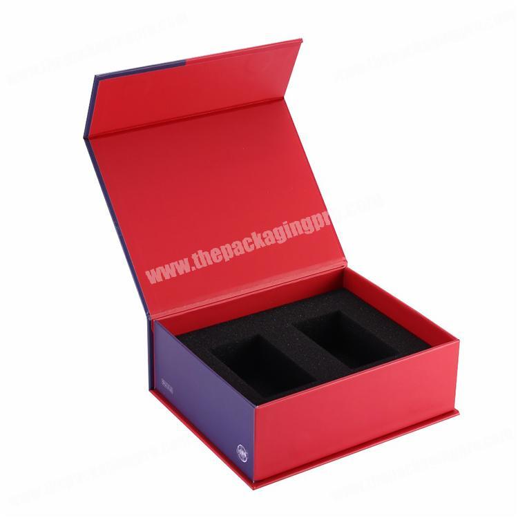 custom protector for glass packaging magnetic box with foam