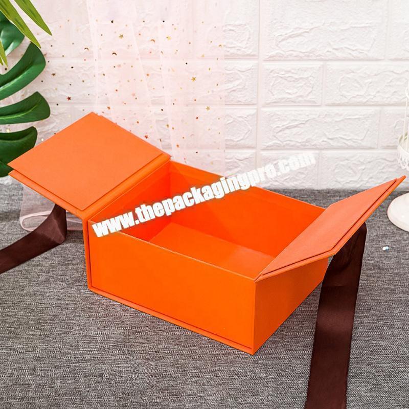 Custom Rectangle Magnetic Cardboard Paper folding paper box