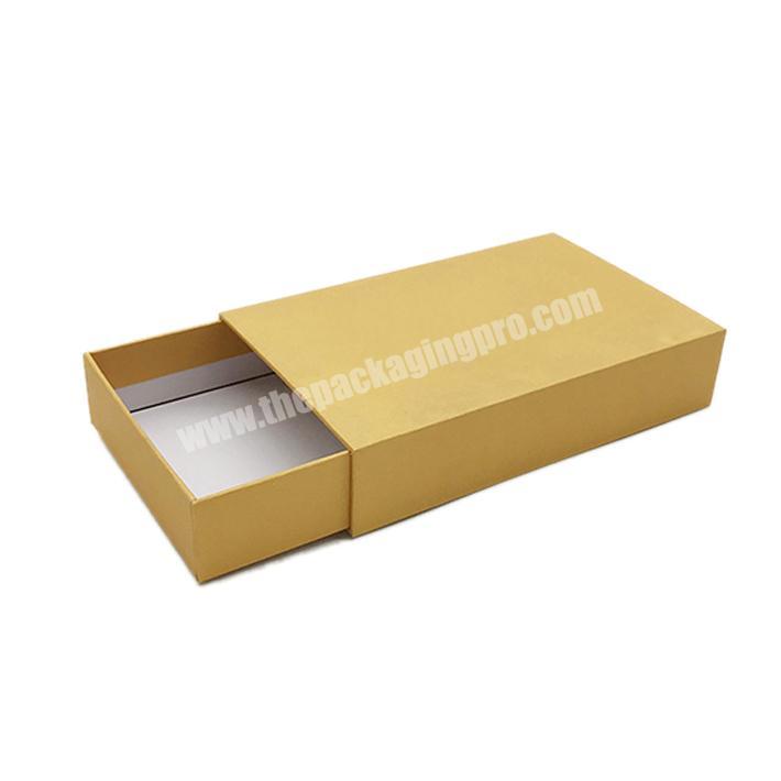 Custom Recyclable Rigid Sliding Out Drawer Box Fancy Gift Box for Jewelry Accessory Storage