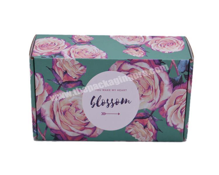 Custom Recycle Cardboard Flower Travel Gift Carton Kraft Paper Box For Soap Packaging