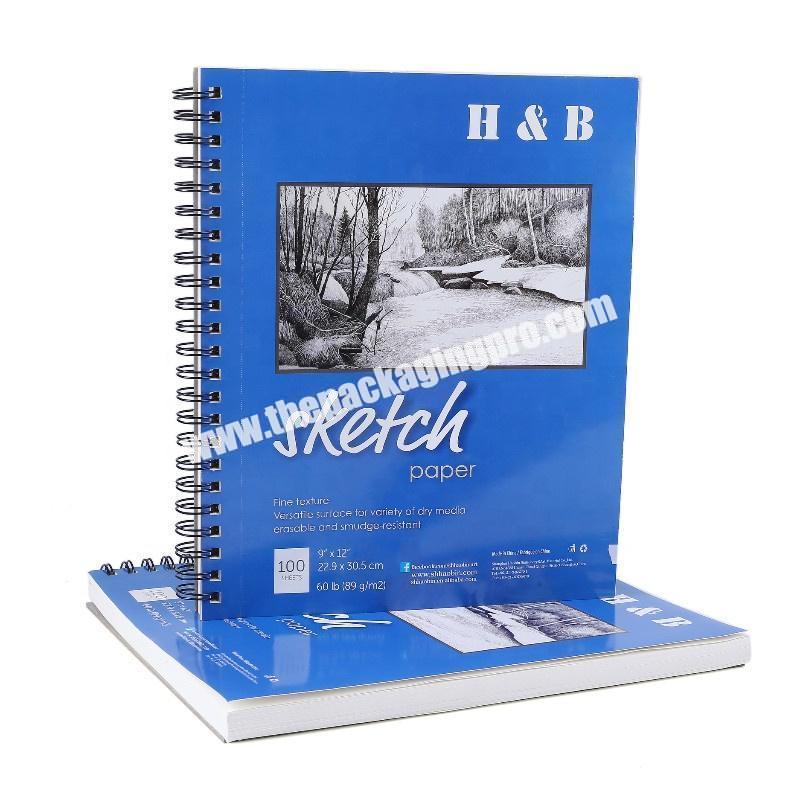 Extra-Large Personalized Sketchbook in Blue