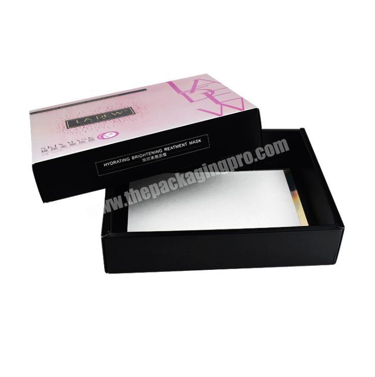 Custom recycled cosmetic packaging boxes bottles packaging paper box