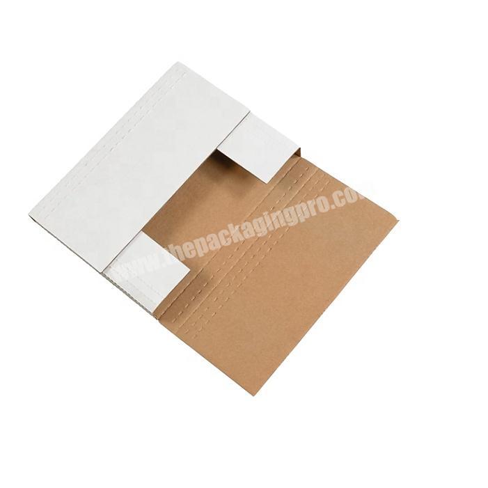 Custom recycled die cut corrugated cardboard shipping mailer boxes for decorative book