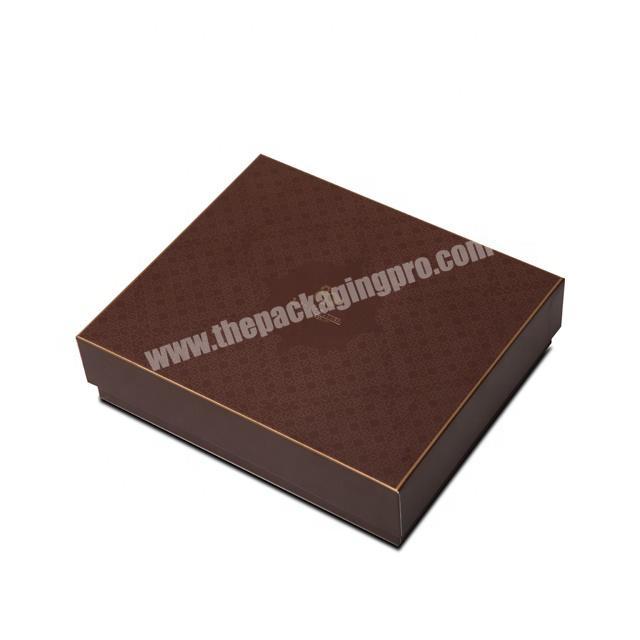 Custom recycled paper gift box with black paper tray cosmetic box cardboard packaging box