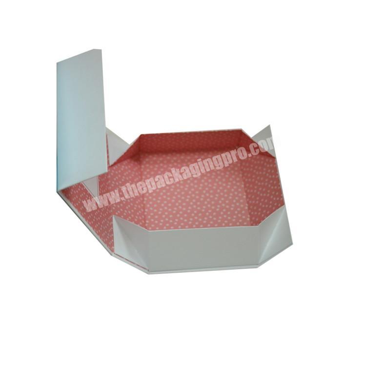 Custom retail logo printed packaging paper box folding