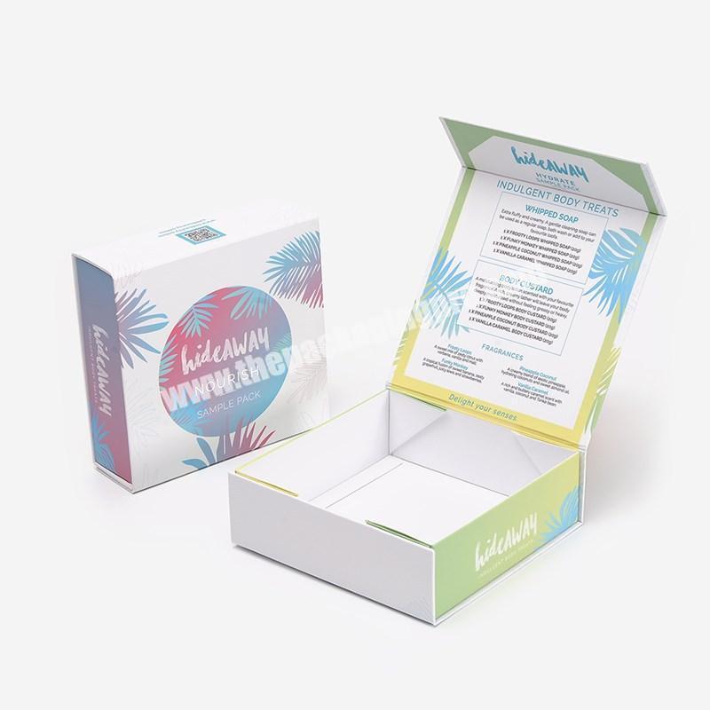 Custom retail packaging  magnetic folding box