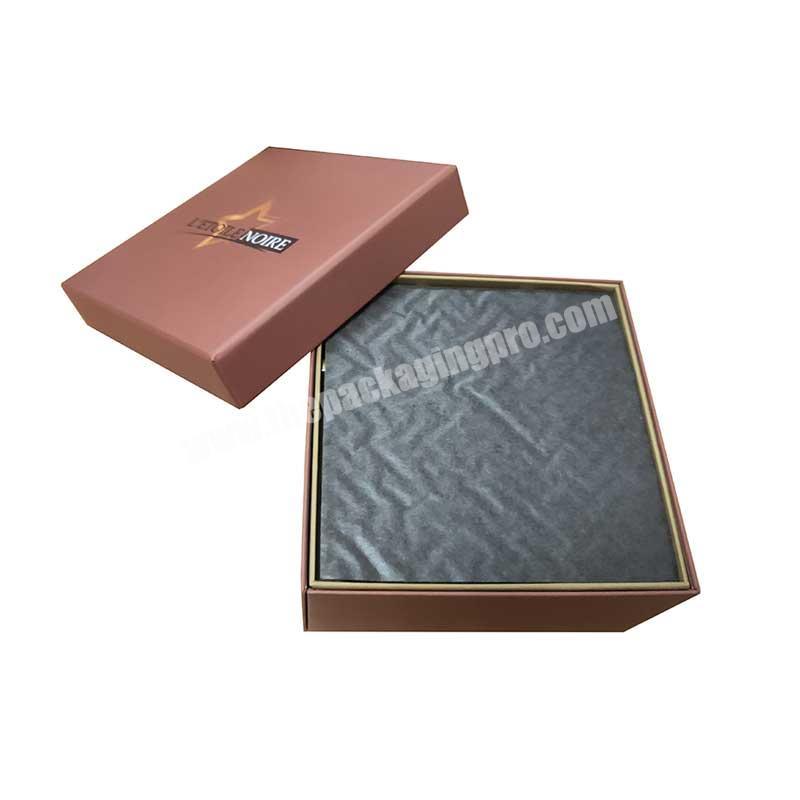 Custom rigid luxury chocolate packaging box with candy pad