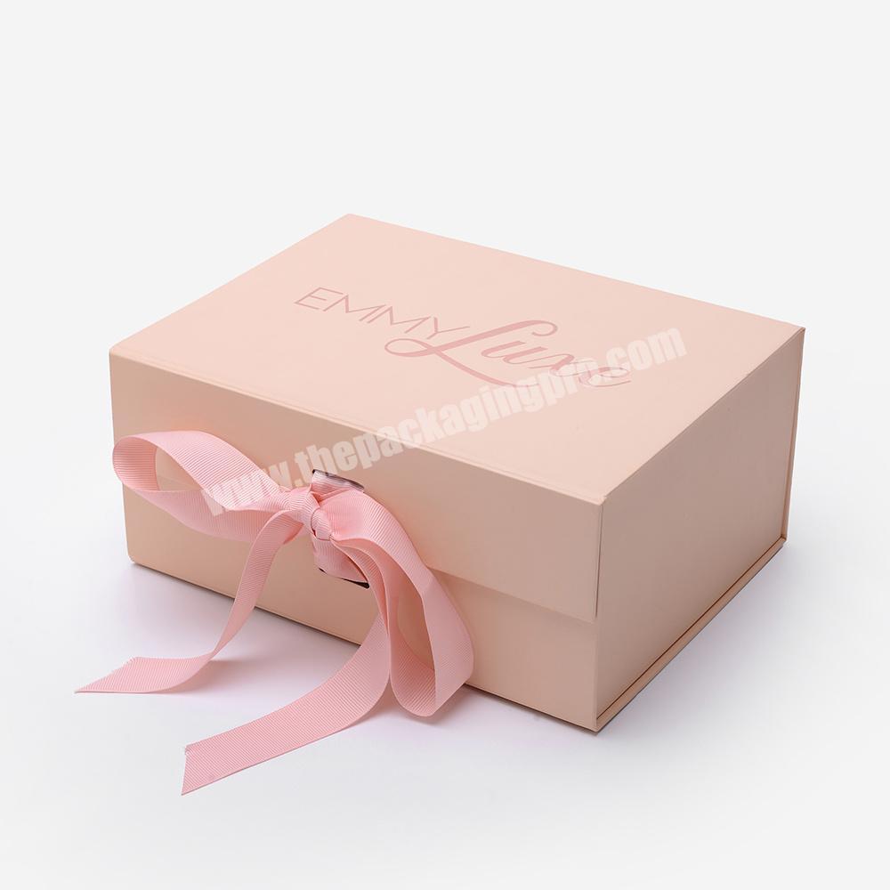 Custom Rigid Luxury Gift Boxes Magnetic Closure Foldable Cosmetic Packaging Paper Boxes