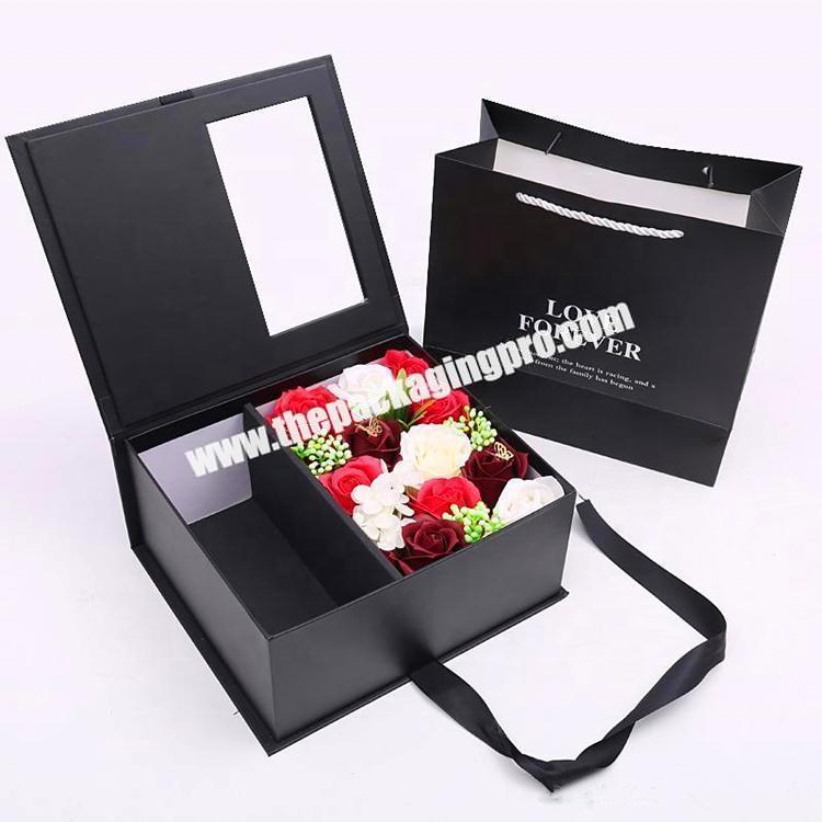 Custom Rose Flower Gift Packaging Box For Mother'S Day