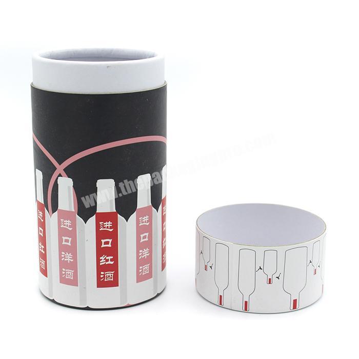 custom round boxes wholesale round paper core tube wine packaging tube