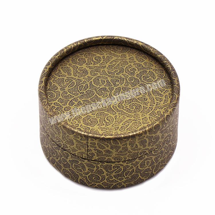 Custom round cardboard packaging boxes wrapping paper tube for candle packaging