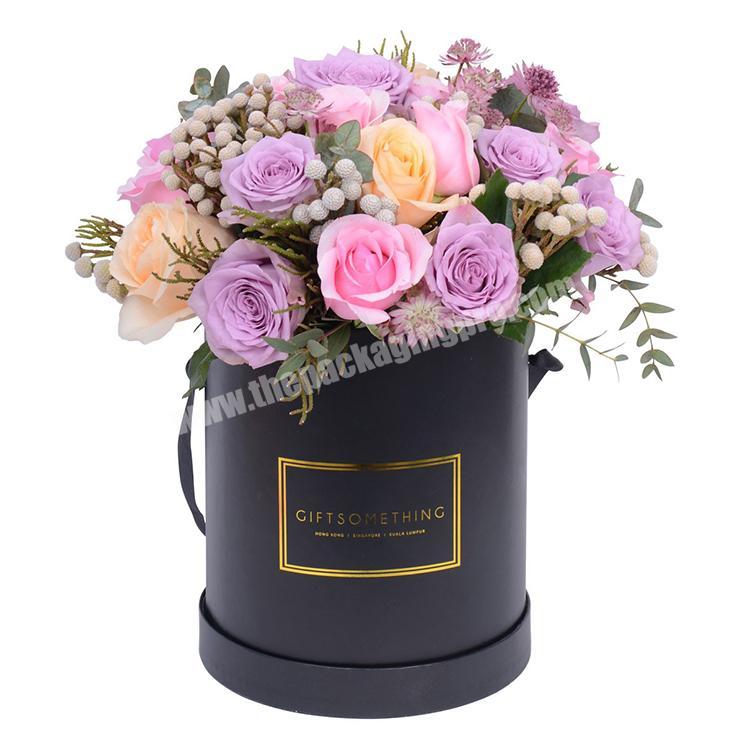 custom round packaging box flower gift