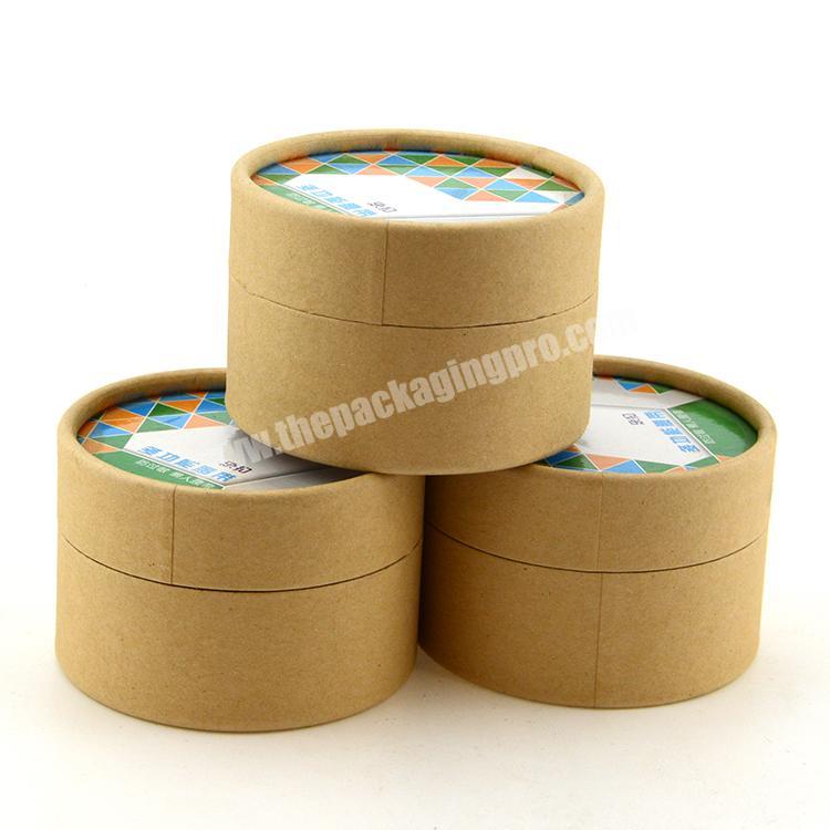 Custom round paper box kraft cardboard paper extra large gift boxes with lids