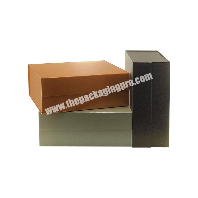 Custom sample design big A4 retail products packaging luxury magnetic gift boxes