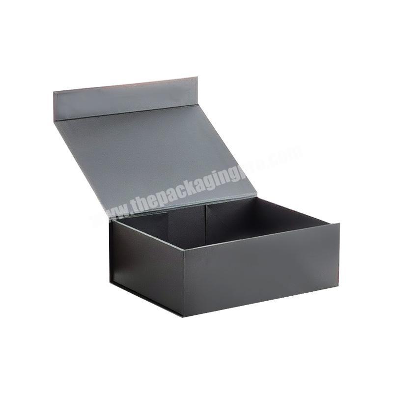 Custom sample printing Arabic headgear packaging luxury black magnetic gift box