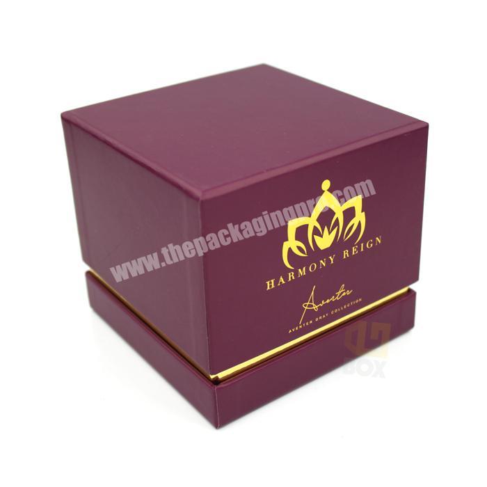 custom scent luxury candle tube gift jar and box packaging