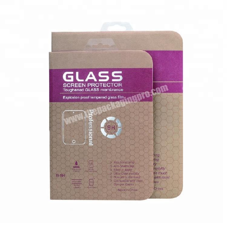 Custom screen protector packaging paper boxes