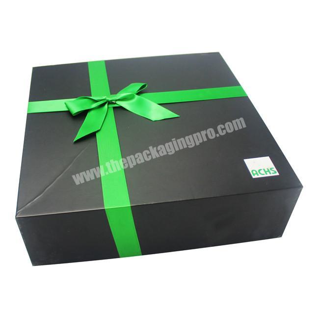 Custom Seperate Cover and Base  Empty Bow Paper Cardboard Boxes for Garment