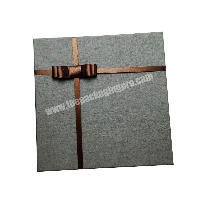 Custom Shipping Beautiful Gift Packaging Box With Ribbon