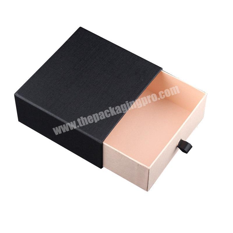 custom shipping logo print foldable drawer packaging sliding boxes