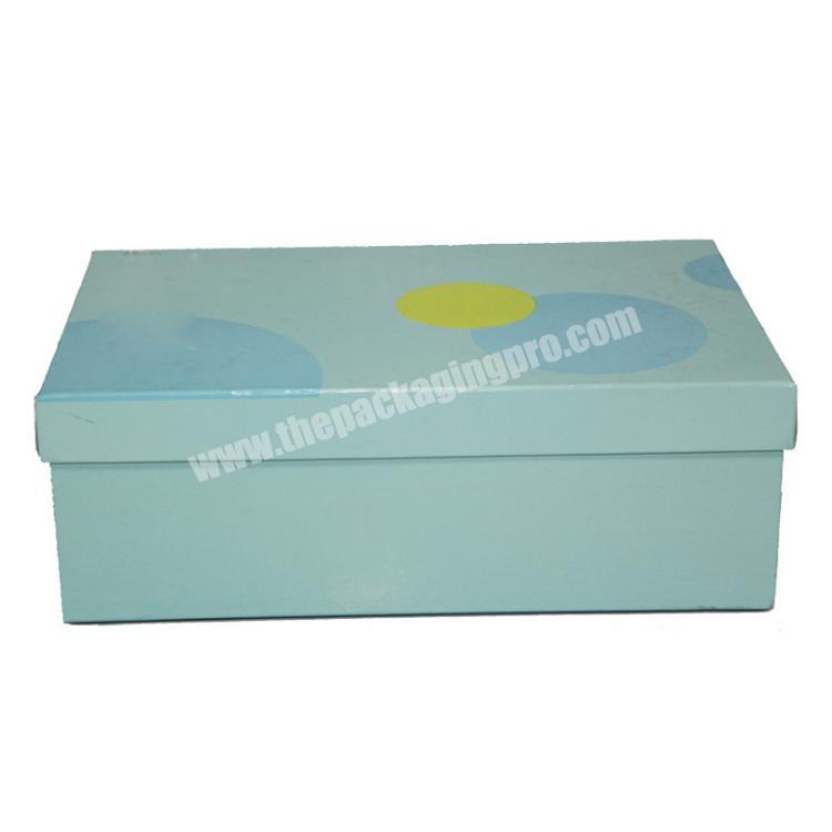 Custom Shipping Packaging Paper Shoes Boxes Cardboard Rigid Gift Box With Lid