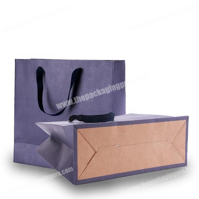 Custom Shopping Brown Kraft Recycled Paper Bag