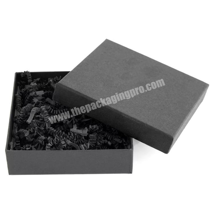 Custom Shredded Paper Fillers Easter Black Paper Gift Box