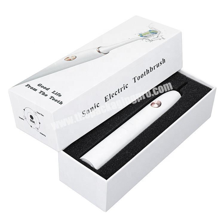 Custom Simple Wholesale Electric Toothbrush Gift Packaging Box