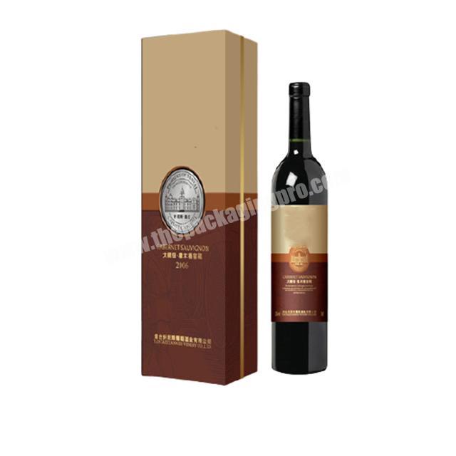 Custom size chipboard shipping wine glass packaging paper box