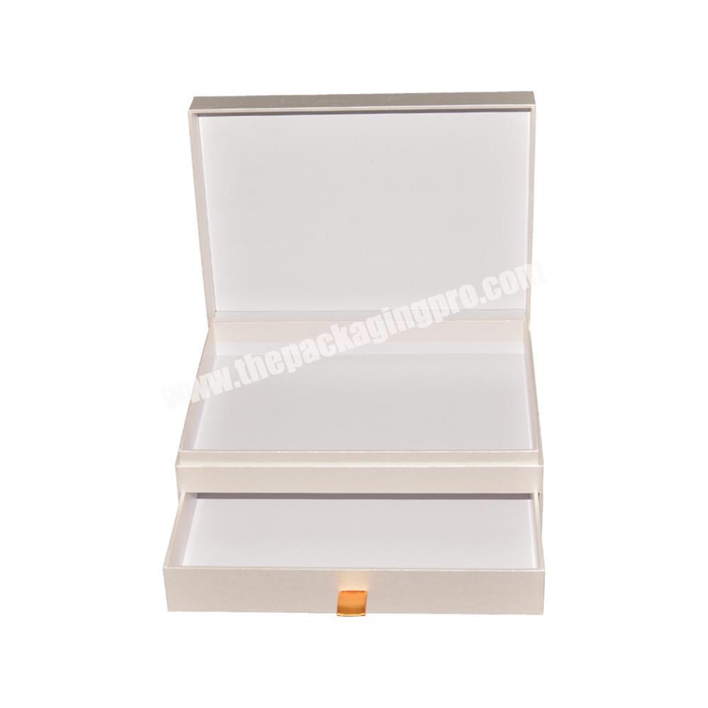 Custom Size Gift Packaging Jewelry Paper Box With Logo Item and 500pcs Moq Jewelry Paper Box
