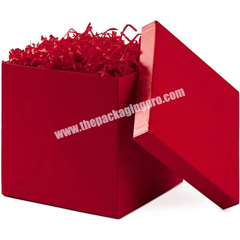 Custom size logo printing customized paper gift box
