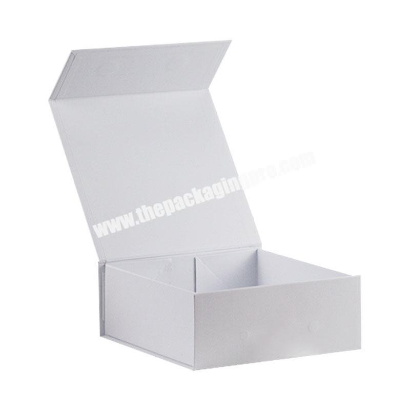 Custom size plain white magnet gift wrapping boxes online wholesale