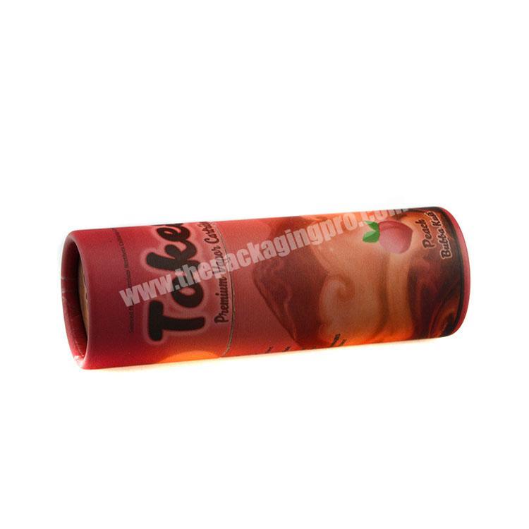 custom skin care paper tube round cylinder gift box cardboard packaging tube
