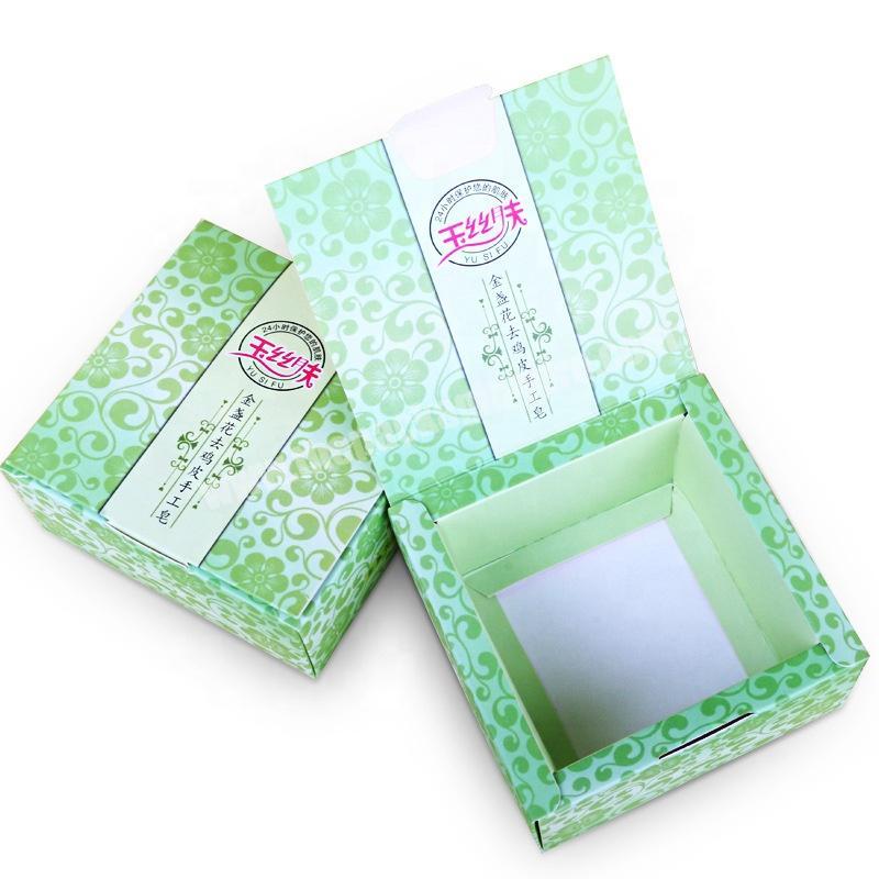 custom small biodegradable soap gift box