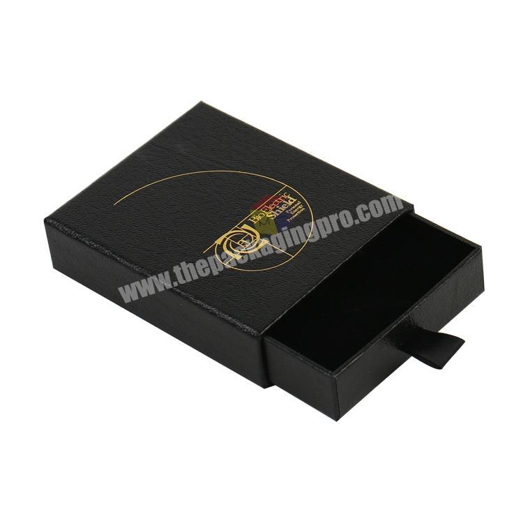 custom small black drawer jewelry gift box packaging