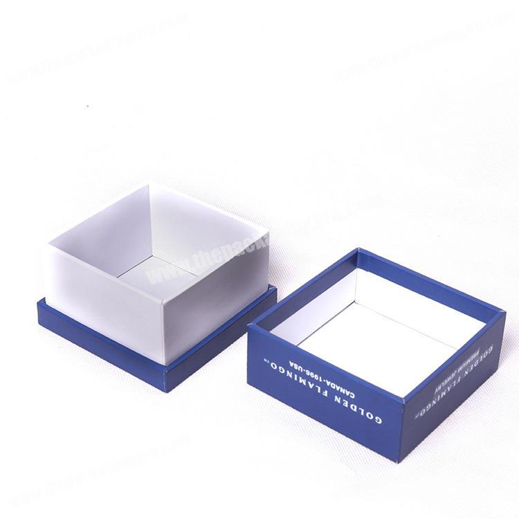 Custom small cardboard cosmetic cream jar packaging gift box with lid