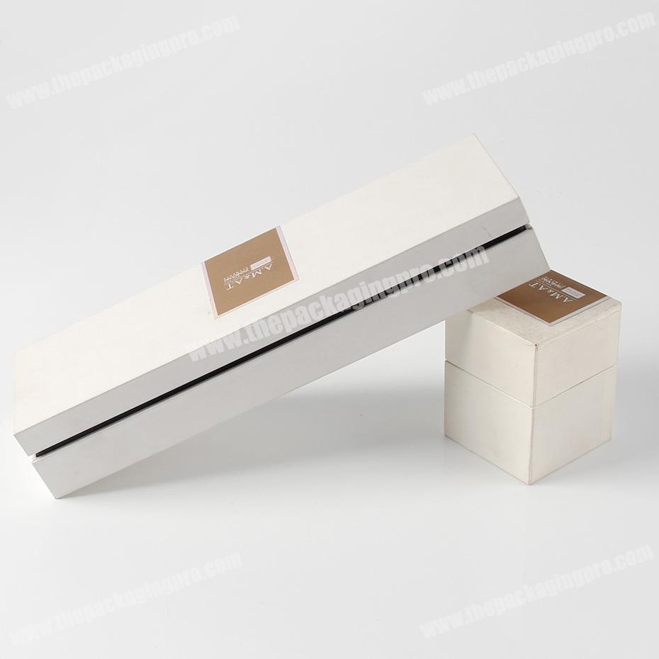 Custom small cardboard paper product packing box with lid