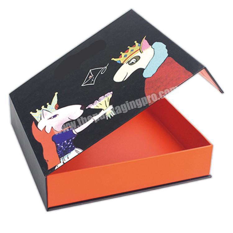 custom small cheap clamshell packaging boxes magnetic gift box for clothes