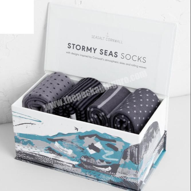 Custom Sock Sleeve Packaging Box,Wholesale Baby Socks Packaging Label