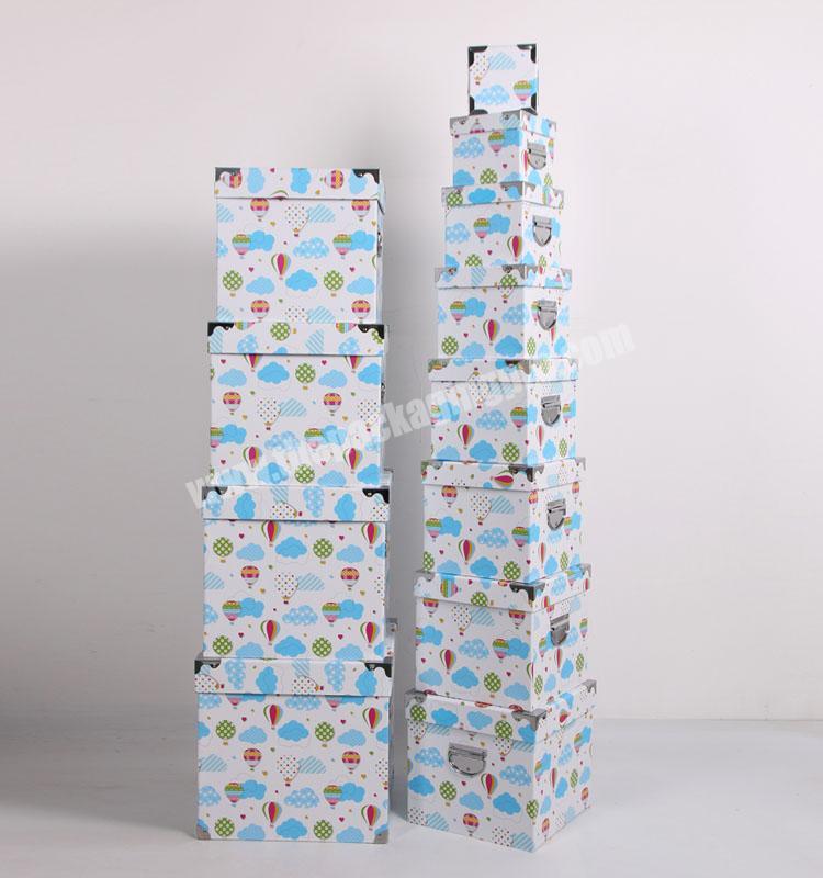 Custom Square Cardboard Packaging Boxes For Gifts 12PCS Set
