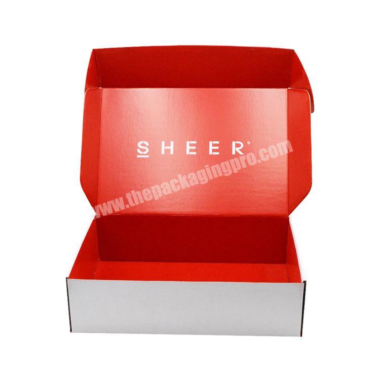Custom subscription mailer box Clothing corrugated shipping box cardboard box with logo for cosmetics Perfume
