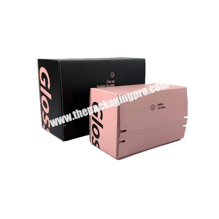 Custom tear-able corrugated paper packaging box with string