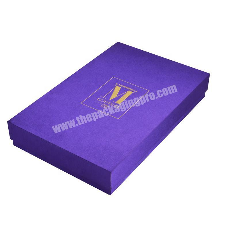 Custom Top Quality Luxury Custom Rigid Apparel Packaging Box