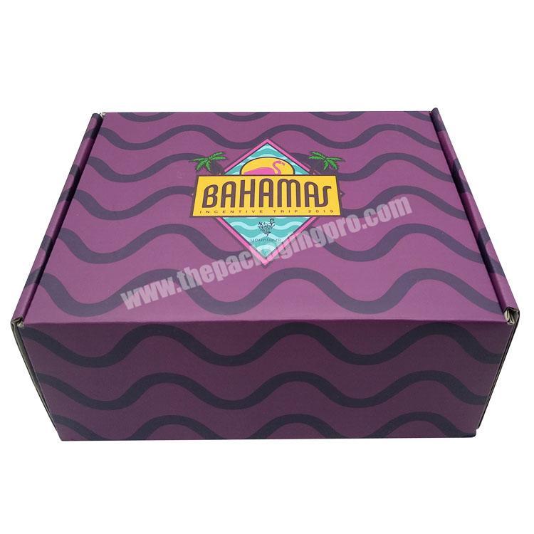 Custom Tuck Top Colorful Folding Packaging Boxes Corrugated Mailing Boxes