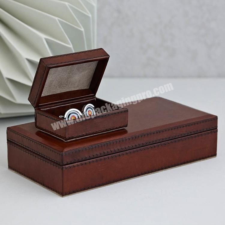 custom unique gift packaging watch box leather